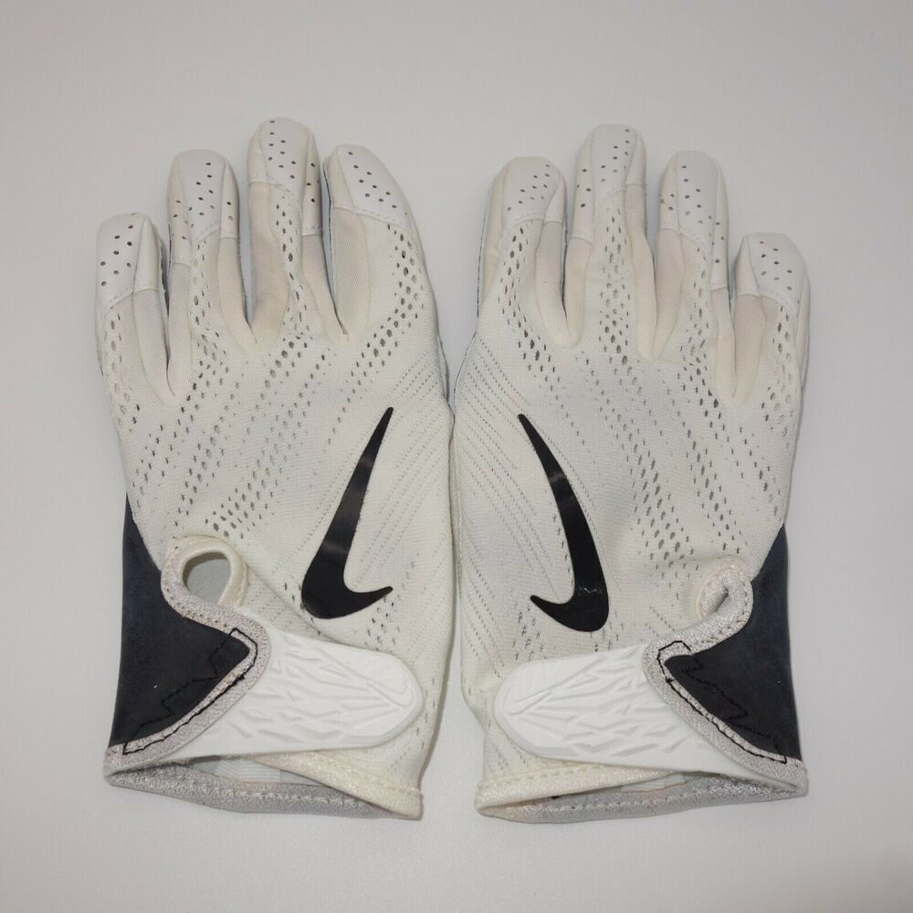 NEW Nike Vapor Knit NFL Football Receiver Gloves White Black Size Men's Large
